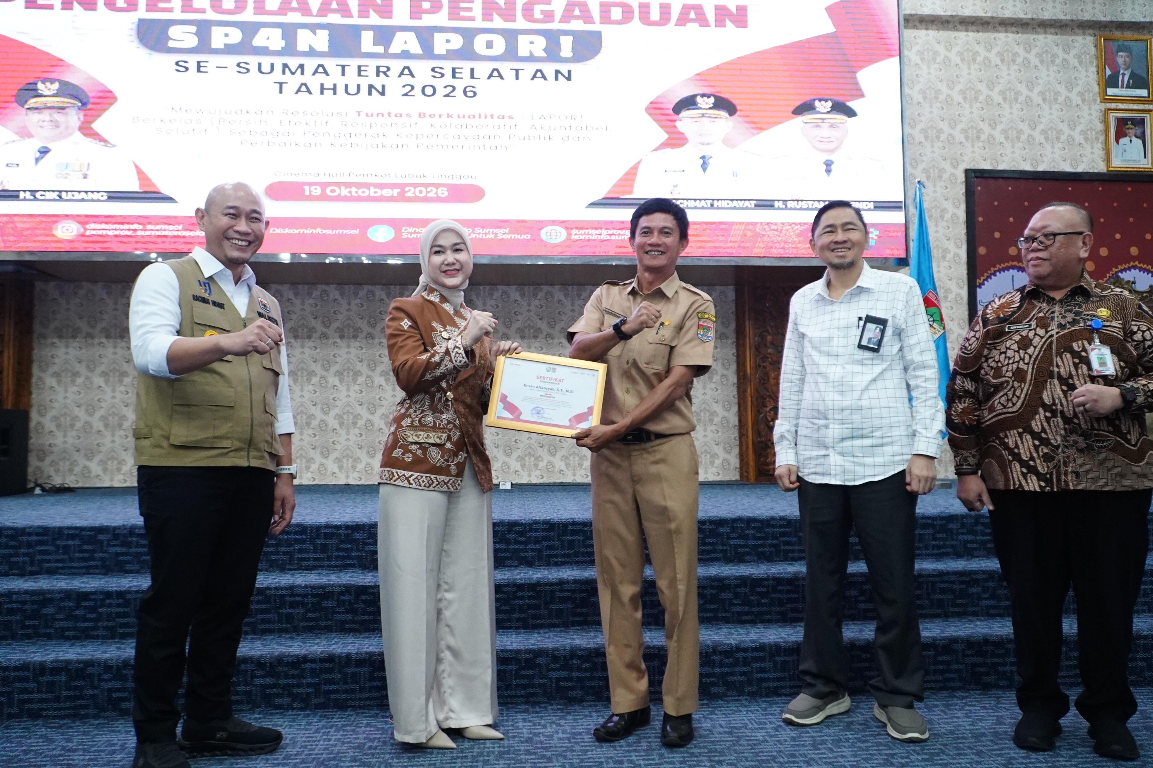 Perkuat Respons Aduan Publik, Diskominfo Sumsel Gaungkan  'Lapor Berkelas' dari Lubuklinggau